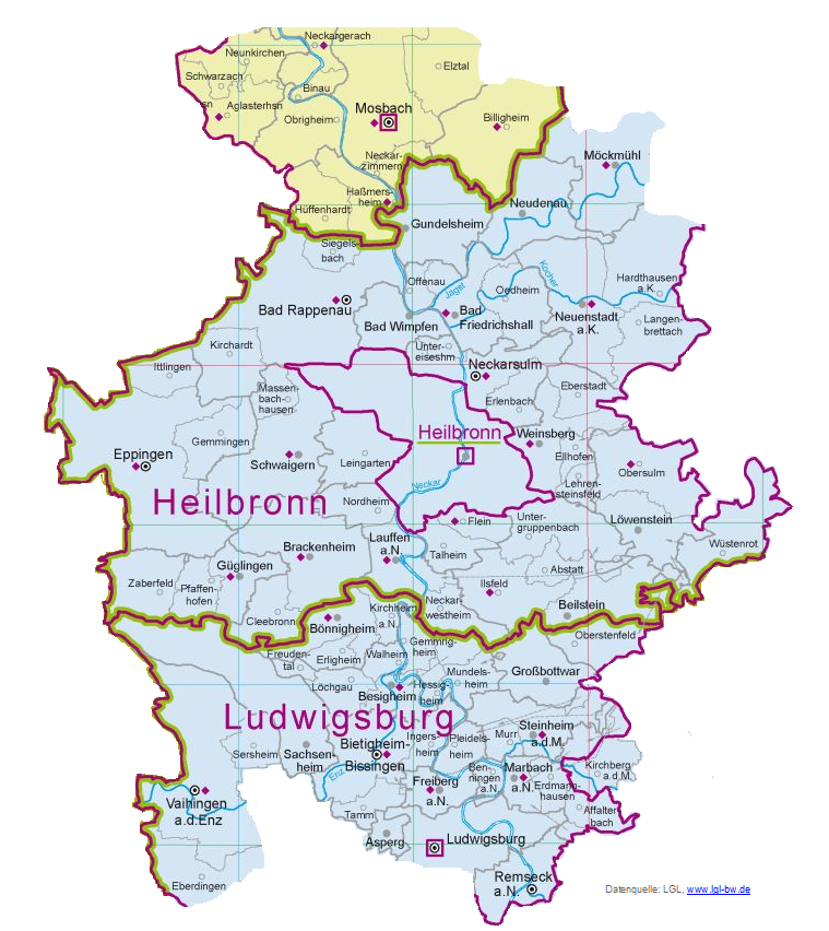 Karte Ausbildungsschulen